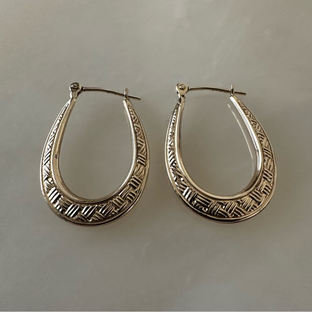10k Solid Gold Earrings - Picture 14 of 14